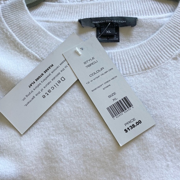 French Connection Crewneck Sweater XL (NWT) - Picture 7 of 7